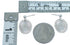 Sterling Silver Concho Post Dangle Earrings RX111018
